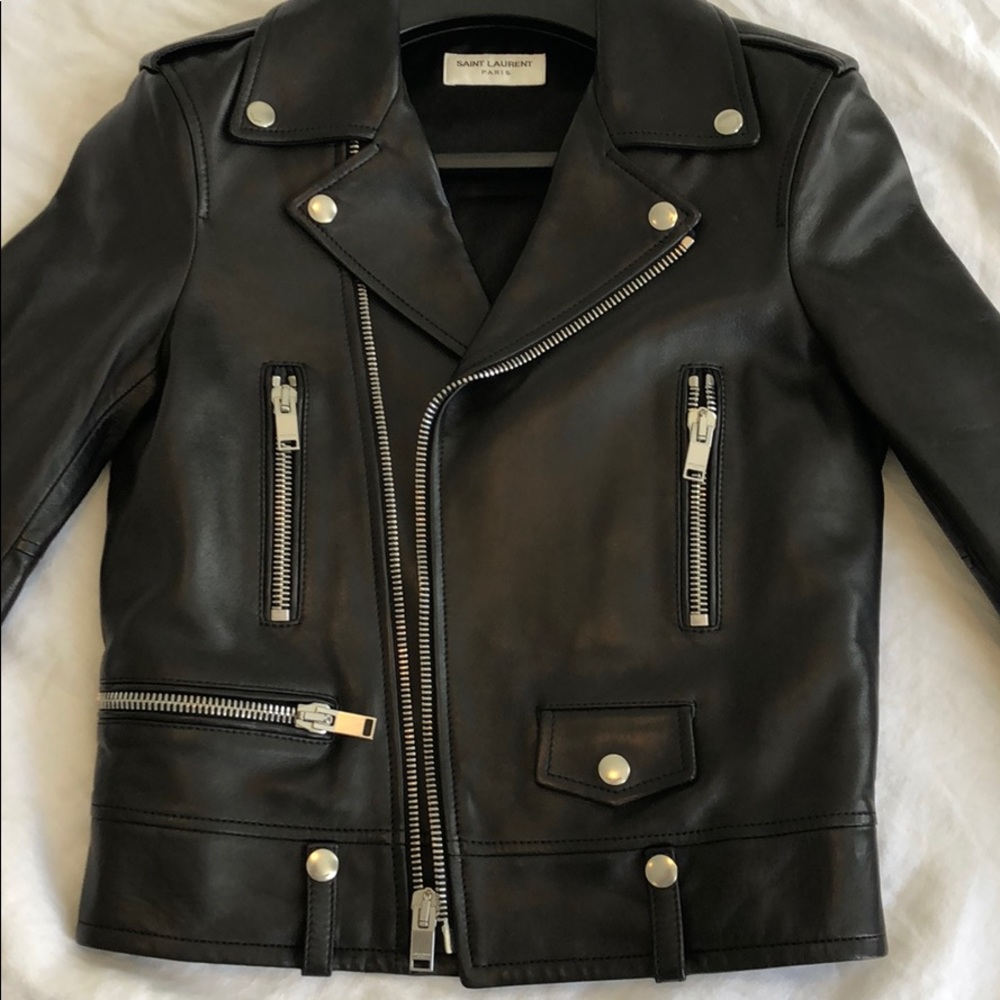 Saint Laurent leather jacket